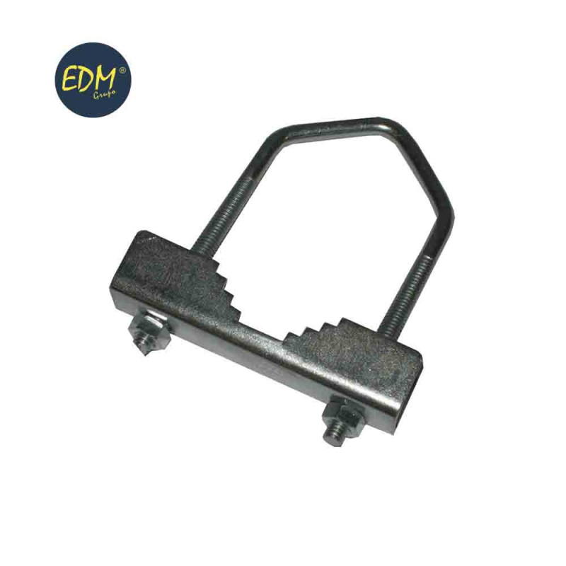 Abrazadera mastil para antena de exterior 6.5x8cm Abrazadera mastil para antena de exterior 6.5x8cm