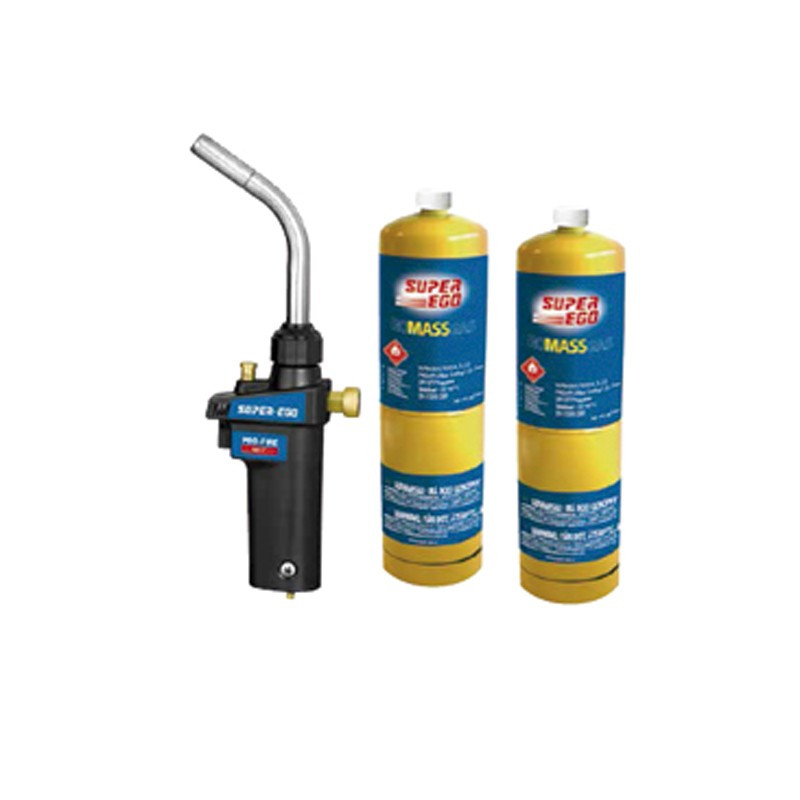 Comprar Pack Soplete Super-Ego Pro-Fire + 2 Botellas MAPP al mejor