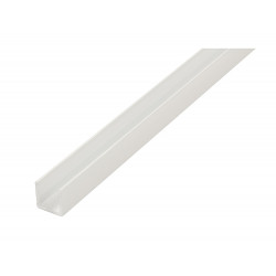 comprar Perfil U 2.5 Metros Aluminio 10 x 10 mm. Plata de Amig online - Amig