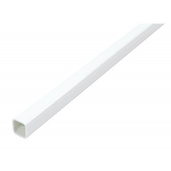 Tubo Cuadrado 1mt. Aluminio 20x20mm. Blanco de Amig