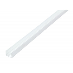 comprar Perfil U 1 Metro PVC 15 x 15 mm. Plata de Amig online - Amig