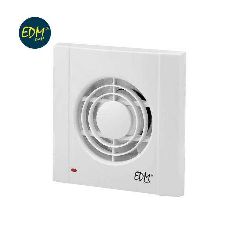Extractor de aire edm 16w 118mm 180m3 con temporizador Extractor de aire edm 16w 118mm 180m3 con temporizador