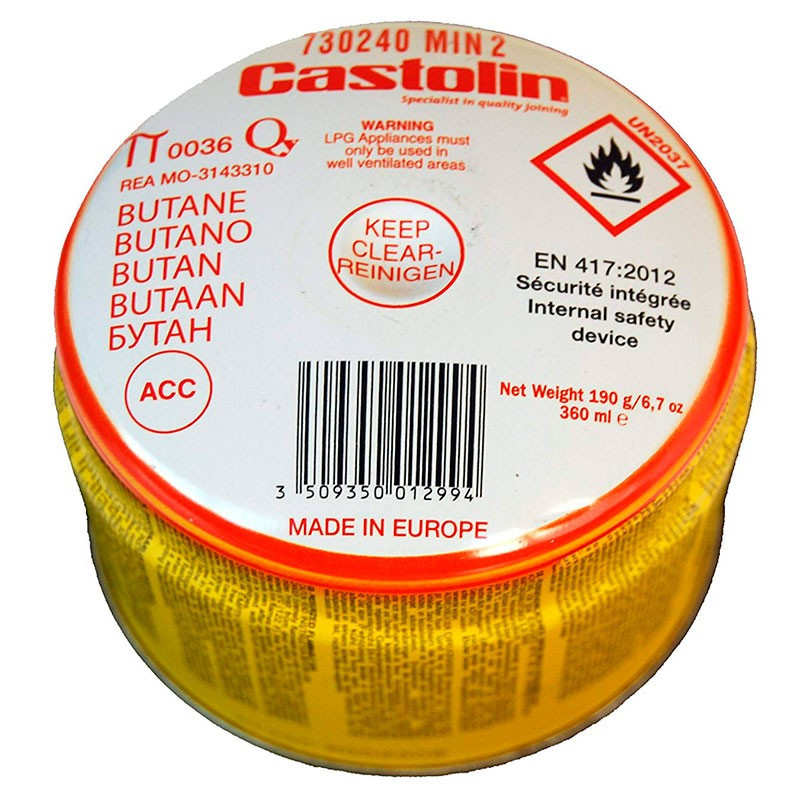 comprar Cartucho Gas Butano Castolin 730240 Min 2 online - Castolin