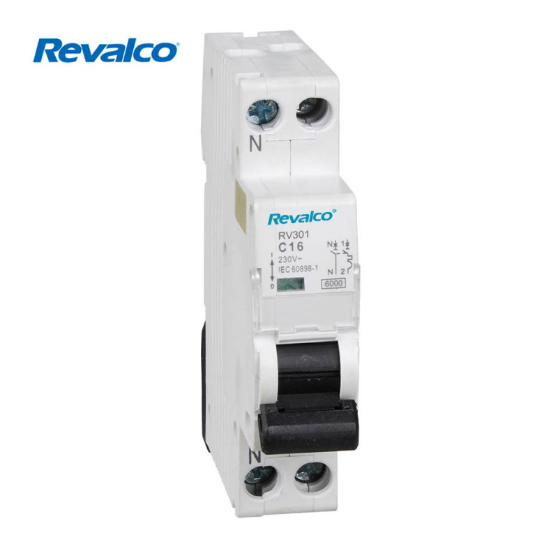 Magnetotermico revalco 1polo+ neutro 25a (estrecho) Magnetotermico revalco 1polo+ neutro 25a (estrecho)