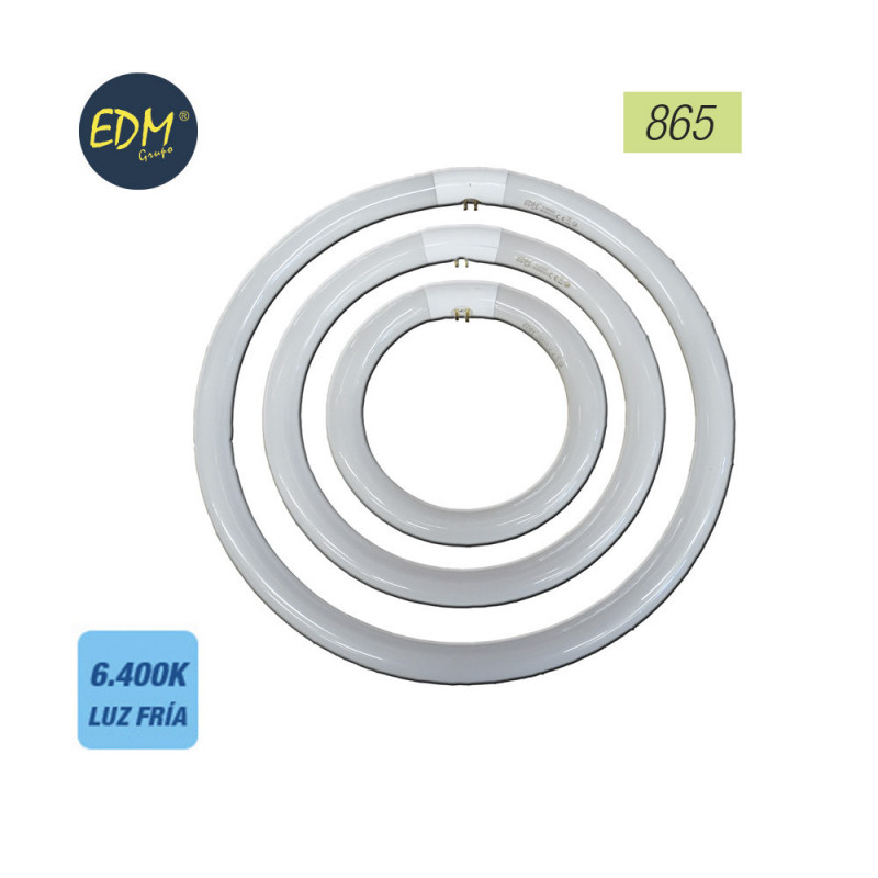 Tubo fluorescente circular 22w trifosforo 865 edm ø 21cm Tubo fluorescente circular 22w trifosforo 865 edm ø 21cm