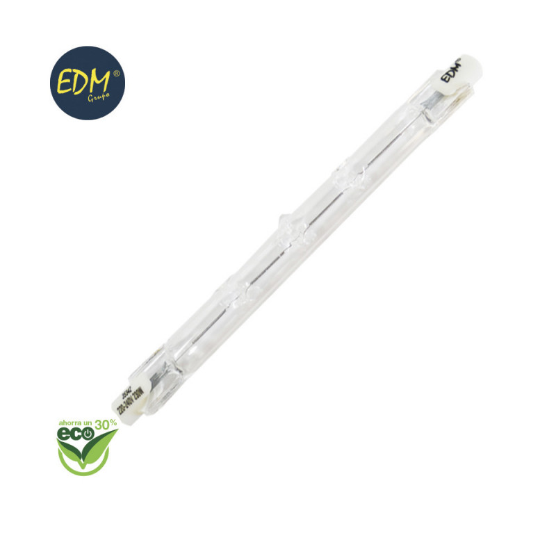 Bombilla halogena lineal 118mm "energy saver" 160w 220/240v (equ. 200w) edm Bombilla halogena lineal 118mm "energy saver" 160w 220/240v (equ. 200w) edm