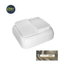 comprar Doble interruptor superficie serie spa bolsa blister Edm online - EDM