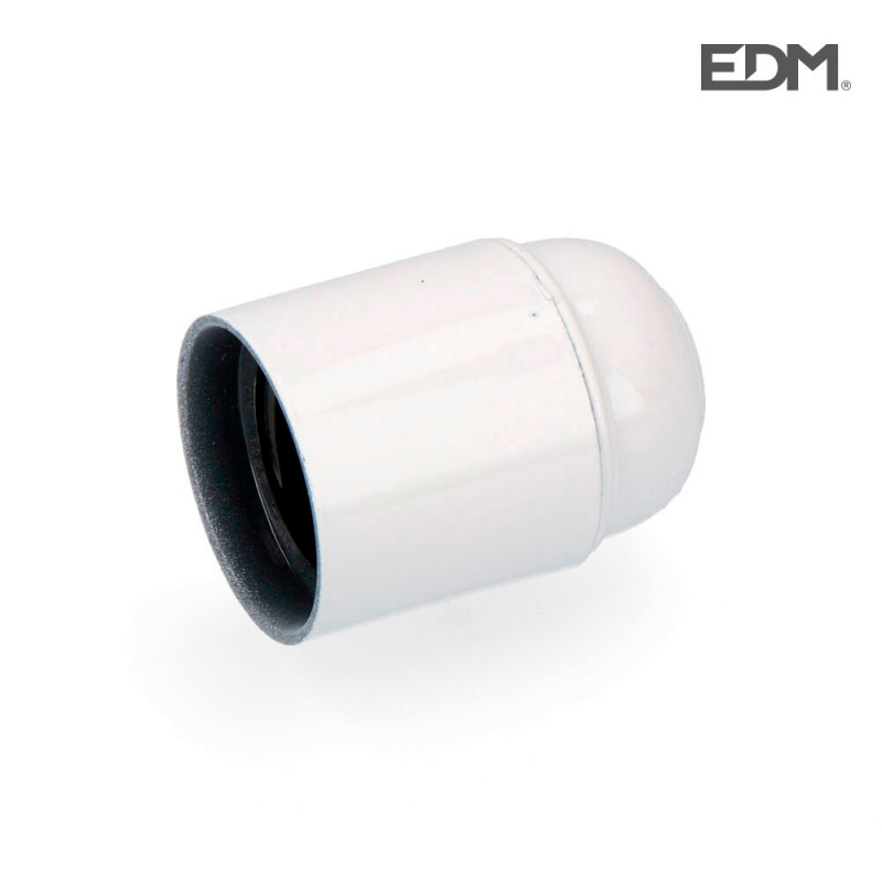 Portalamparas bk. reforzado e-27 blanco edm Portalamparas bk. reforzado e-27 blanco edm