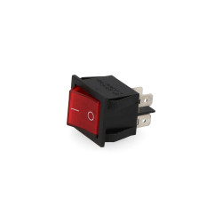comprar Interruptor luminoso rojo empotrado 4 patillas Edm online - EDM