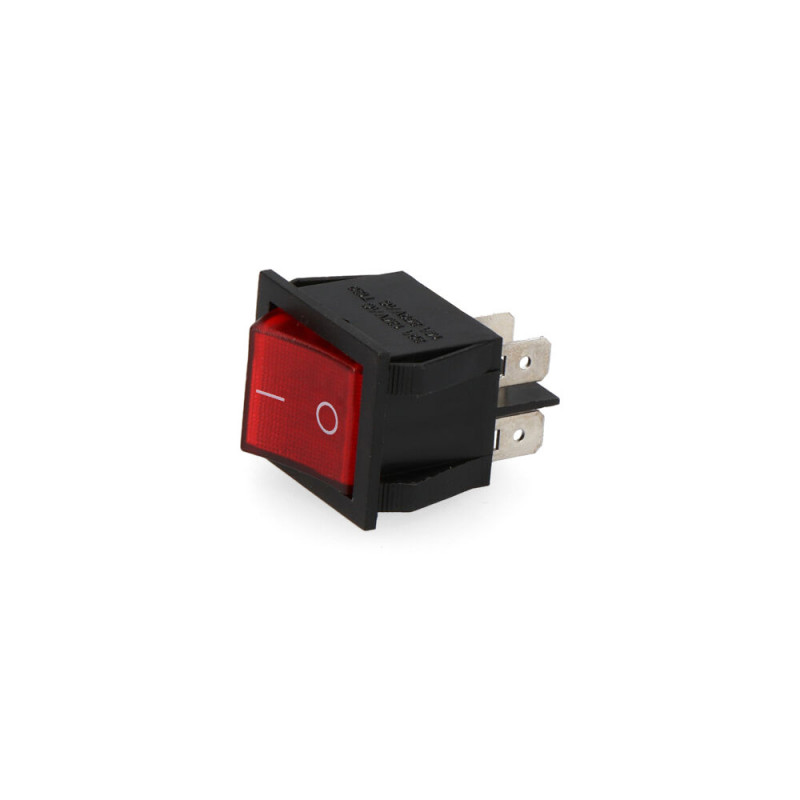 comprar Interruptor luminoso rojo empotrado 4 patillas Edm online - EDM comprar Interruptor luminoso rojo empotrado 4 patillas Edm online - EDM