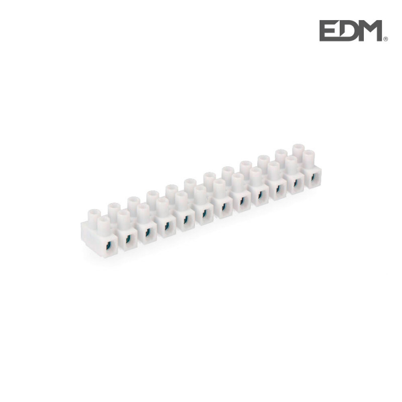 Regleta conexion de 4mm a 6mm blanca Regleta conexion de 4mm a 6mm blanca