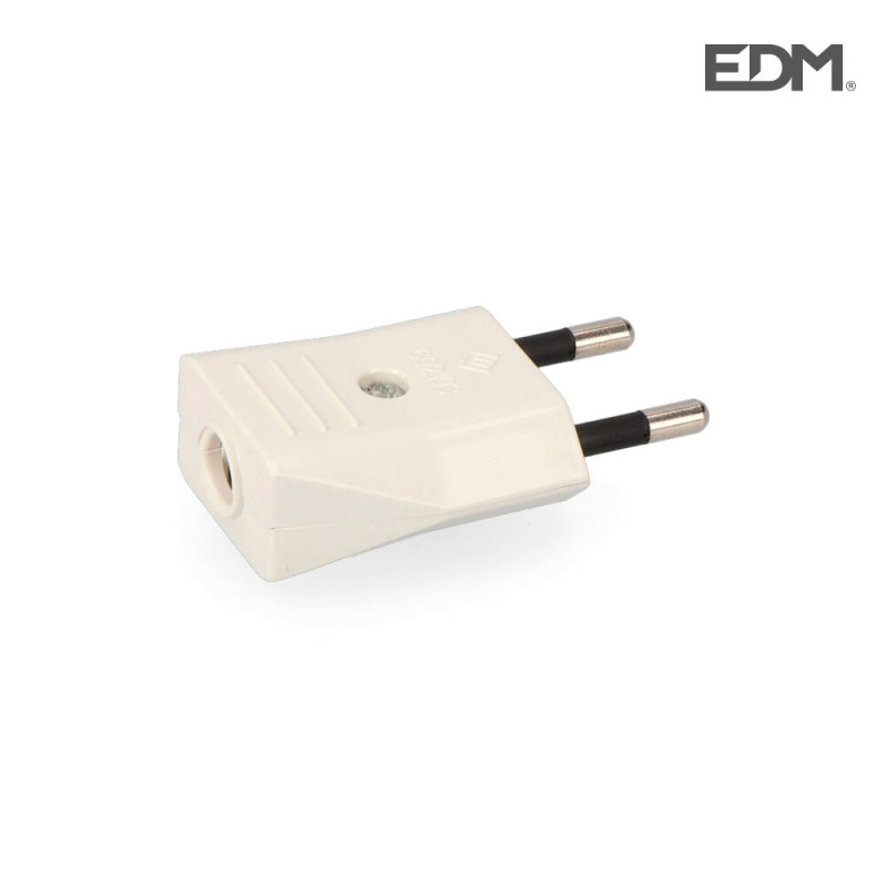 Clavija 10a 250v retractilada edm Clavija 10a 250v retractilada edm