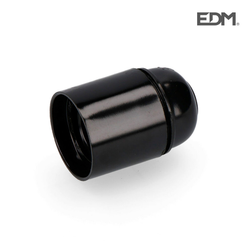 Portalamparas bk. reforzado e-27 negro (22285) edm Portalamparas bk. reforzado e-27 negro (22285) edm
