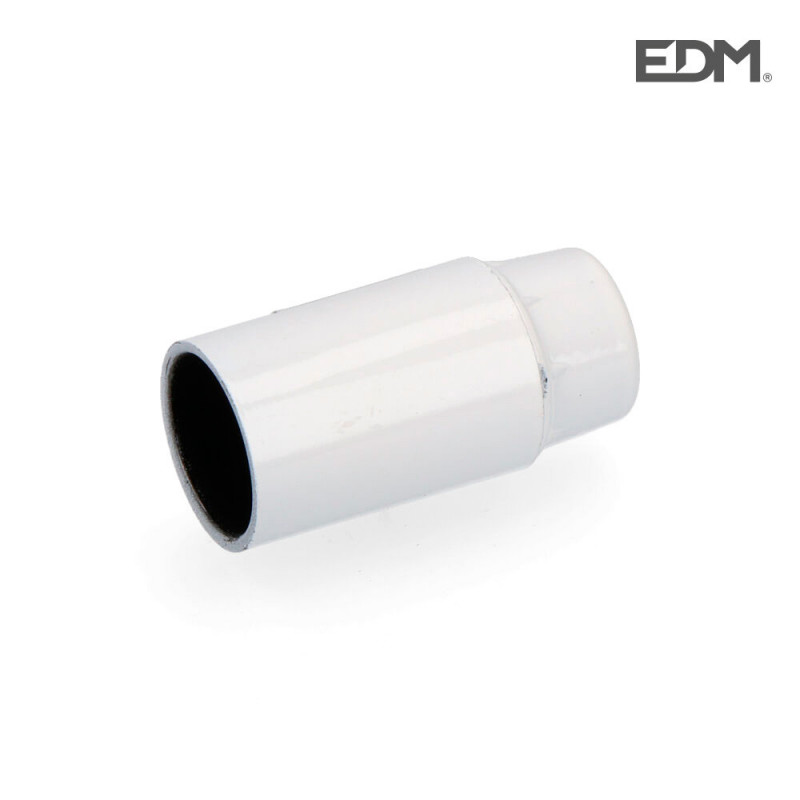 Portalamparas bk. reforzado e-14 blanco retractilado edm Portalamparas bk. reforzado e-14 blanco retractilado edm