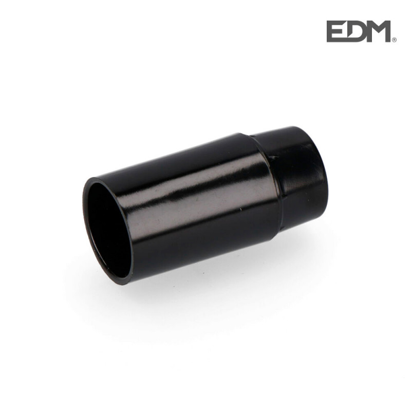 Portalamparas bk. reforzado e-14 negro retractilado edm Portalamparas bk. reforzado e-14 negro retractilado edm
