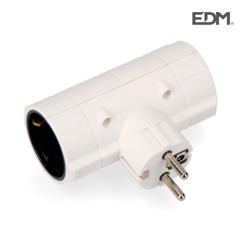 Clavija doble economica t/tl 16a 250v Clavija doble economica t/tl 16a 250v