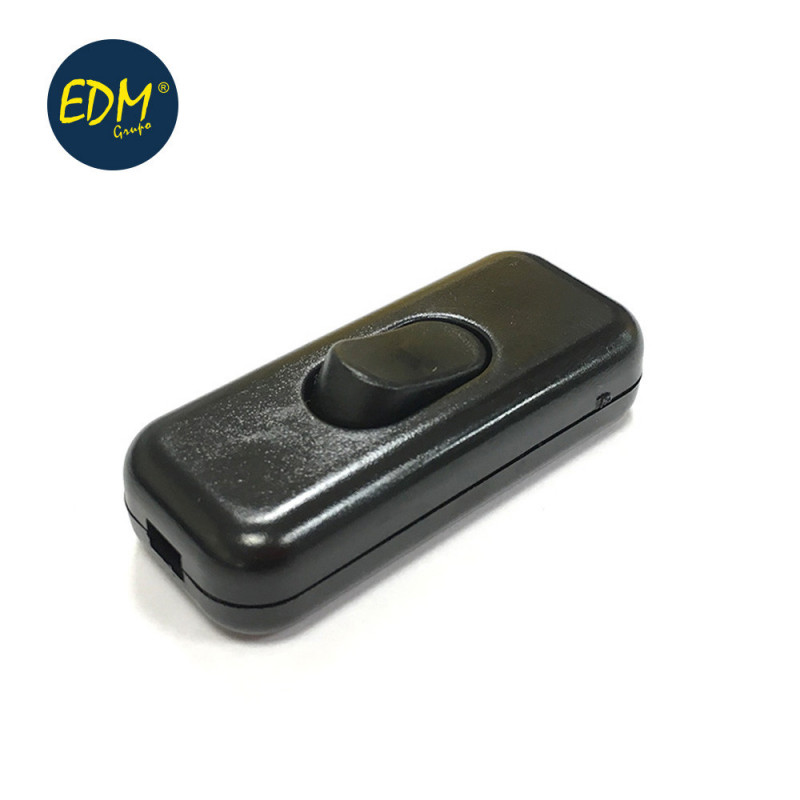Interruptor de paso negro edm Interruptor de paso negro edm