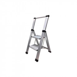 comprar Escalera doméstica Aluminio Plana 2 Peldaños Bresme online - Bresme
