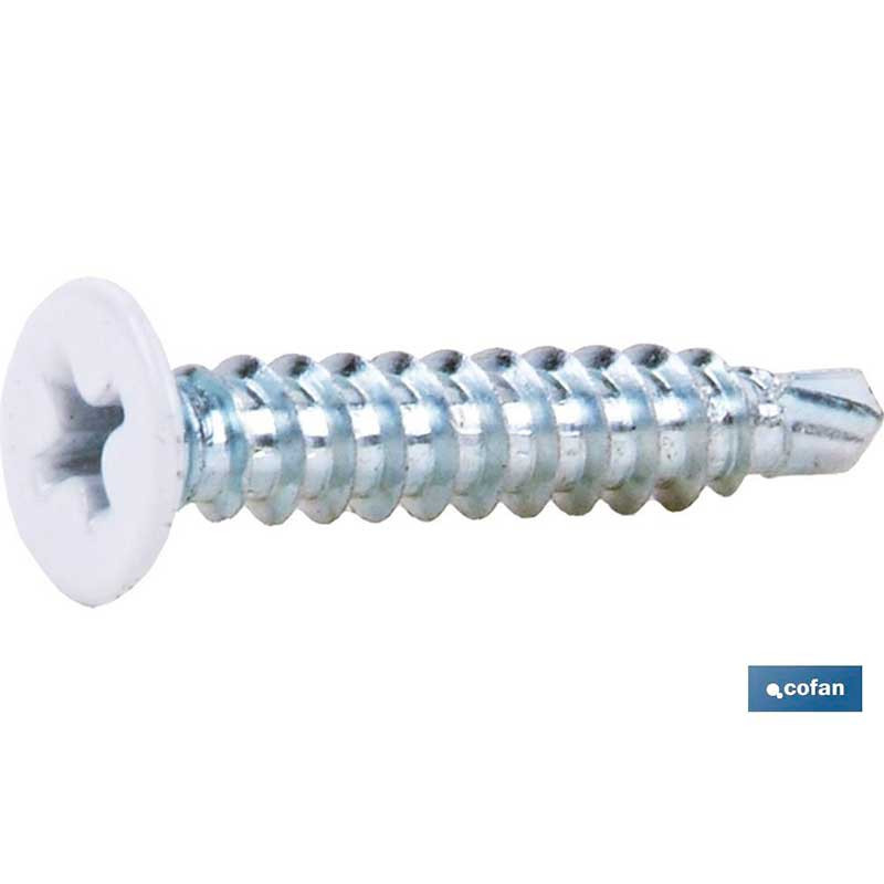 comprar Tornillo Autot Plano 4,2x14 mm Blanco Cofan online - Cofan comprar Tornillo Autot Plano 4,2x14 mm Blanco Cofan online - Cofan