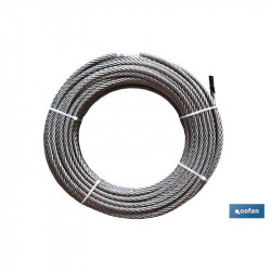 ROLLO CABLE GALVANIZADO 2MM 2MMX100MT