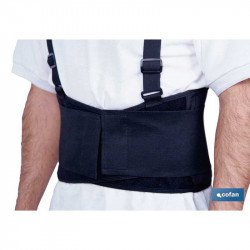 comprar Faja Trabajo Con Tirantes T/L Negro Cofan online - Cofan