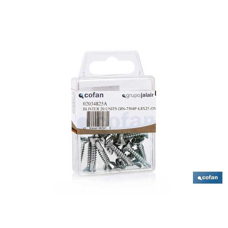 comprar Blister Tornillo Din-7504P 4,2x13mm Cofan online - Cofan
