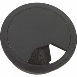 Tapa Pasacables 60x22 mm Negro