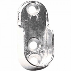 comprar Soporte Lateral Oval 30x15mm Aluminio Micel online - Micel