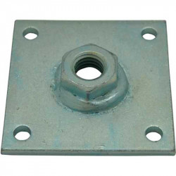 comprar Placa Con Tuerca M8x50x50mm Zincado Brimic online - Brimic