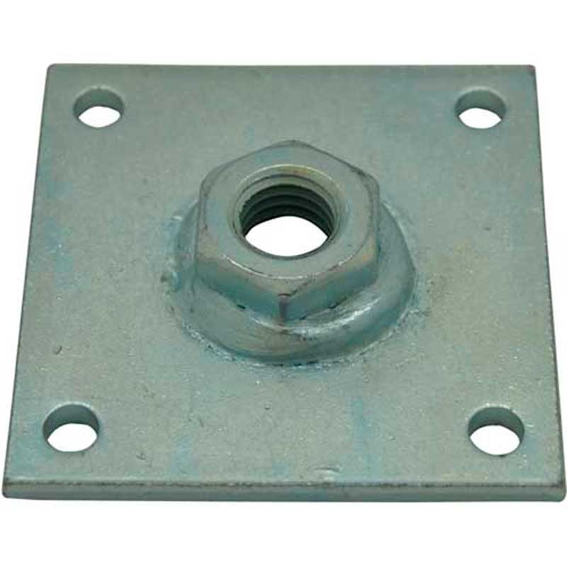 comprar Placa Con Tuerca M10x50x50mm Zincado Brimic online - Brimic