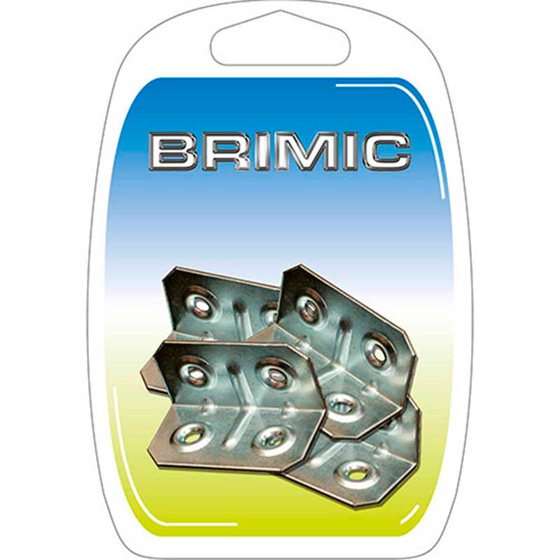 comprar Ángulo Refuerzo 20x20x40mm Zincado Brimic online - Brimic comprar Ángulo Refuerzo 20x20x40mm Zincado Brimic online - Brimic