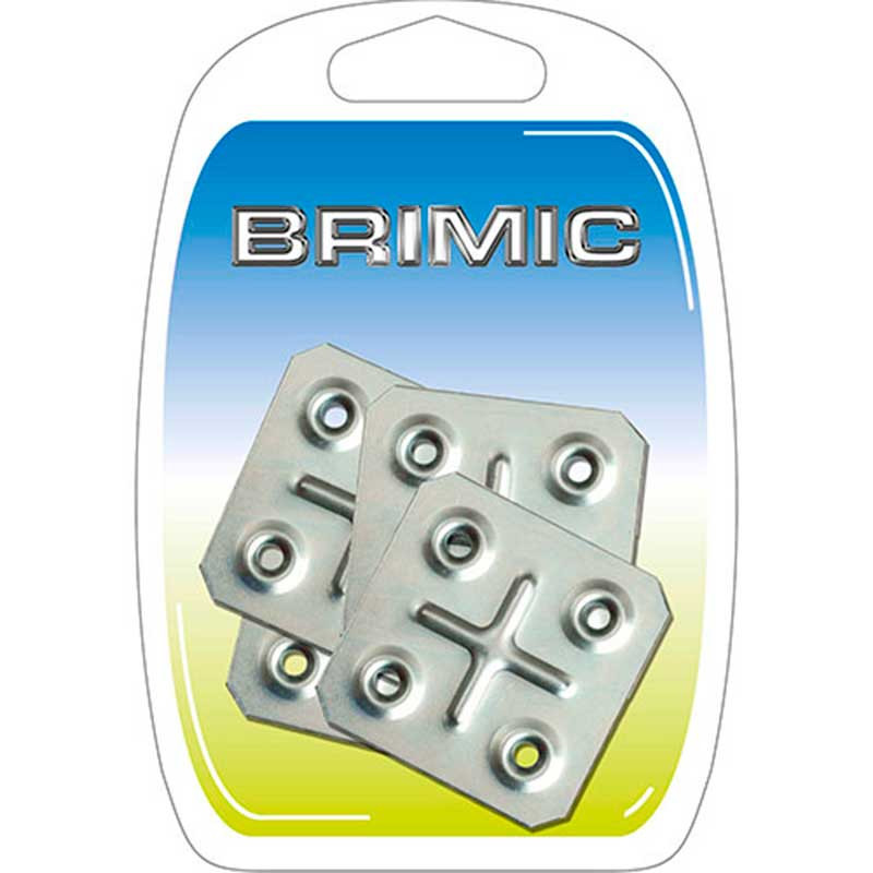 comprar Placa Cuadrada 45x45mm Zincado Brimic online - Brimic