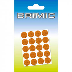 comprar Tapón Adhesivo Cabeza Tornillos 13mm Roble Oscuro Brimic online - Brimic