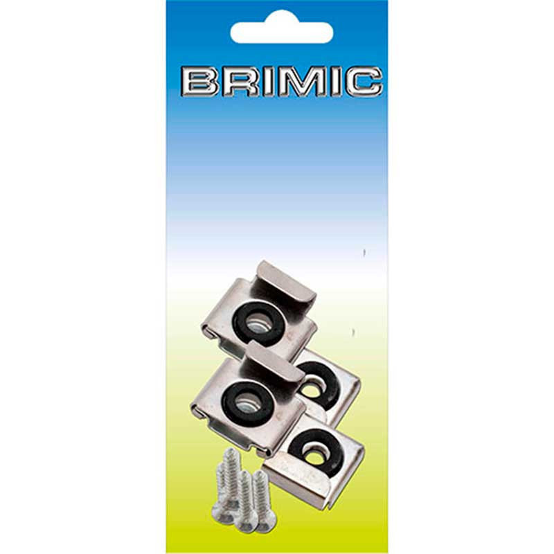 Juego Soporte Espejo 45x25mm Zincado Brimic