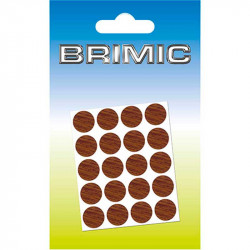 comprar Tapón Adhesivo Cabeza Tornillos 13mm Nogal Brimic online - Brimic