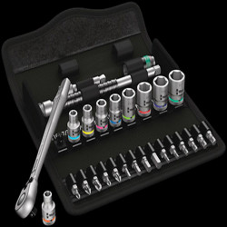 comprar Juego Carraca ¼ Imperial Con Palanca De Inversion Zyklop Metal Wera online - Wera