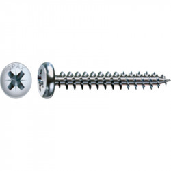 Tornillo cabeza redonda wirox 3x10mm 100 uds SPAX