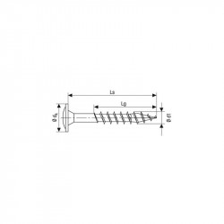 HI FORCE WIROX 8x140mm STK 16 uds Spax