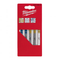 Seguetas de calar Pack 5 Uds. Milwaukee - Anclaje en "T"