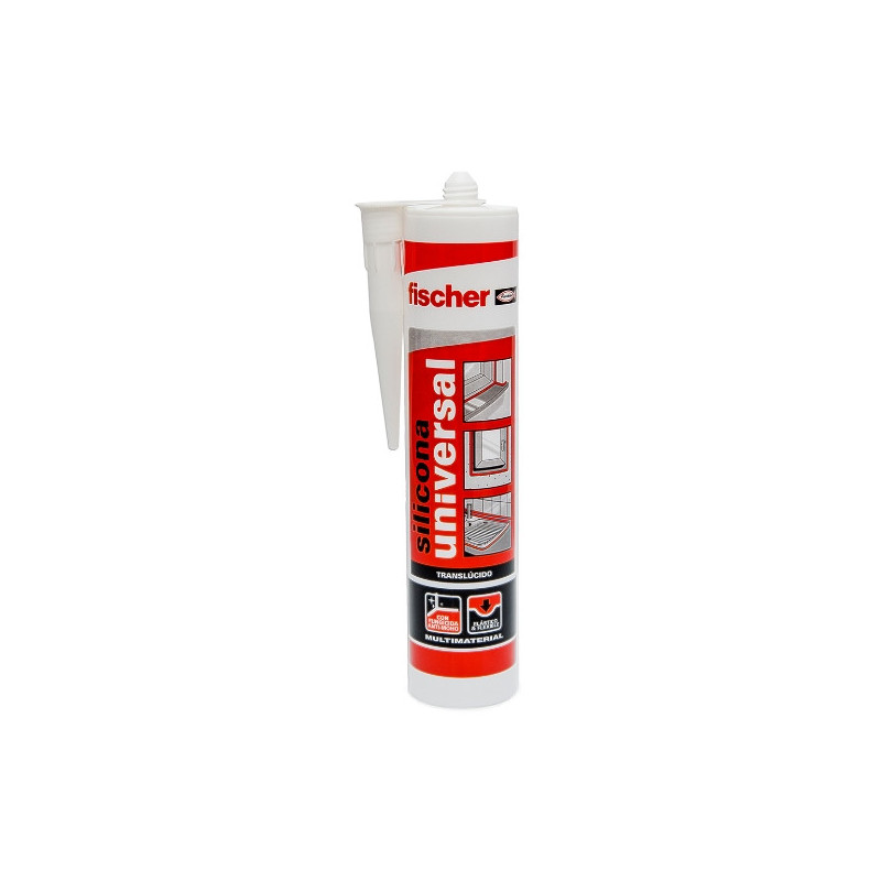 comprar Silicona Acética Multiusos Transparente 280ml Fischer online - Fischer comprar Silicona Acética Multiusos Transparente 280ml Fischer online - Fischer