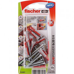 comprar DUOPOWER 6 x 30 S con tornillo Fischer online - Fischer