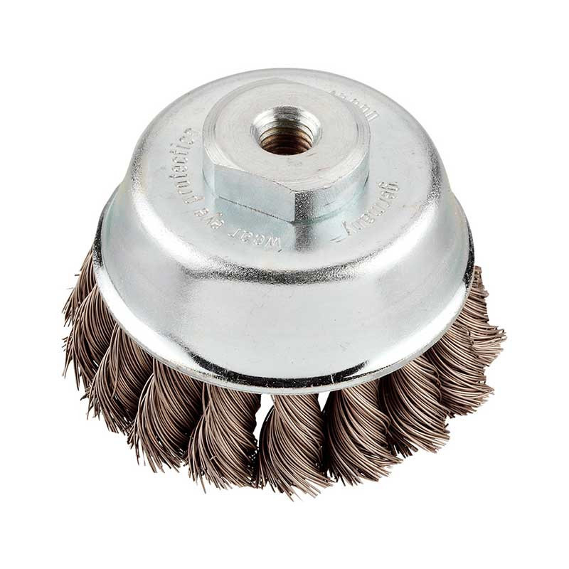 comprar Cepillo de Copa Alambre Acero Trenzado 100mm M14. Einhell online - Einhell comprar Cepillo de Copa Alambre Acero Trenzado 100mm M14. Einhell online - Einhell