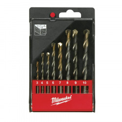 comprar Juego de 8 Brocas para pared con varios diámetros de Milwaukee online - Milwaukee