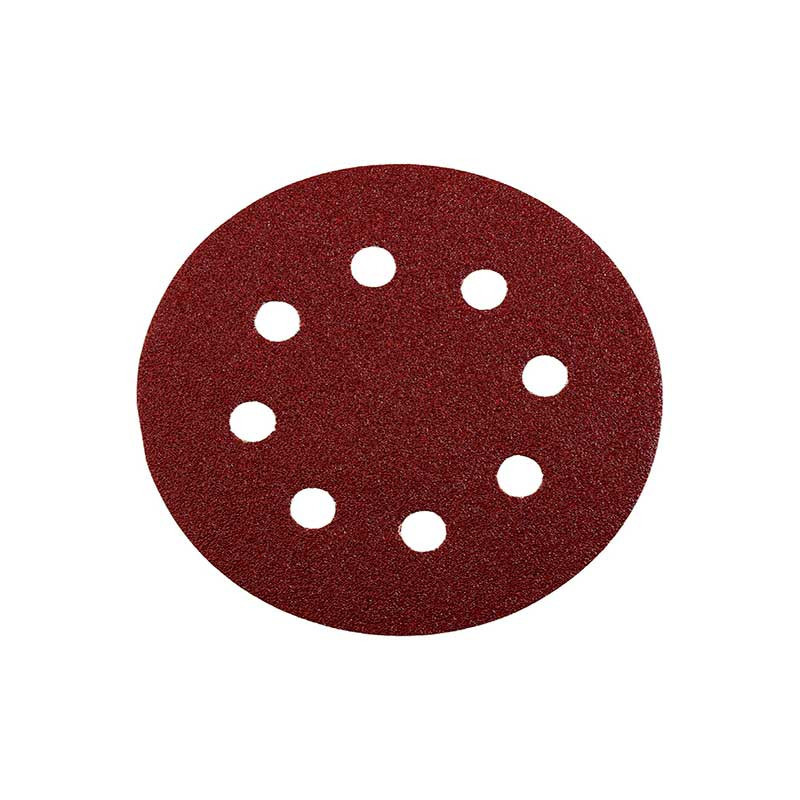 comprar Juego 5 Discos Abrasivos 8 Agujeros 125 mm. Grano 80 Einhell online - Einhell