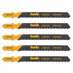 comprar Hojas de Calar Corte Fino Madera 75 mm Diente Especial de Incisión Blister 5ud. Kwb online - Einhell