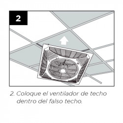 comprar Ventilador de techo empotrado Wind Square online - White Westinghouse