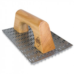 comprar Rascador mortero monocapa 250 x 144 mm mango madera Rubi online - Rubi
