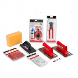 KIT ACCESORIOS COLOCADOR CERAMICA RUBI