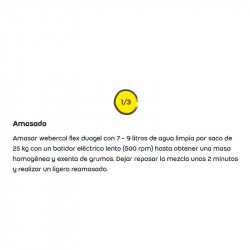 comprar WeberCol Flex Duogel 25Kg. online - Weber
