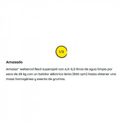 comprar WeberCol Flex³ Superapid 25Kg. online - Weber